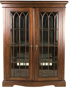 Шкаф-витрина 2х дверная MSM.95 CB101 купить в интернет магазине Мебель из массива. Звоните +7 495 961-63-63 Мебель Индонезии