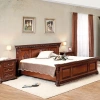 Кровать 140 "Венеция Люкс" Орех 363  купить в интернет магазине Мебель из массива. Звоните +7 495 961-63-63 Кровати из массива дерева