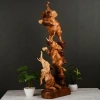Деревянная фигурка ручной работы "Слоны"  
