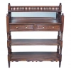 Этажерка из массива с 2 ящиками  