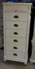 Комод высокий "Мария Сильва" Слоновая кость MS836  купить в интернет магазине Мебель из массива. Звоните +7 495 961-63-63 Комоды из массива дерева